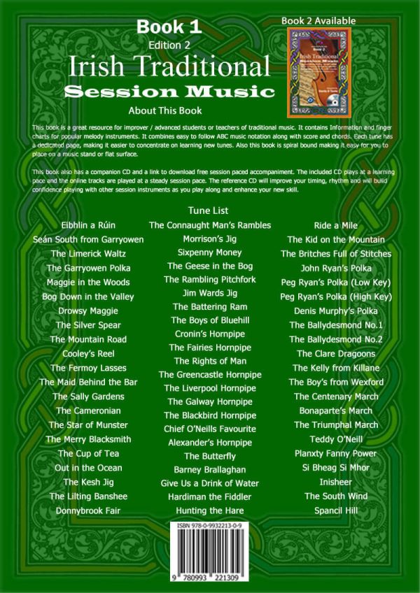 Irish Traditional Session Music, Book 1